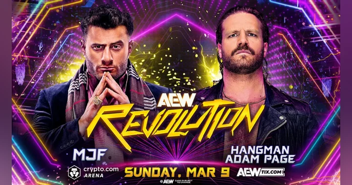 image for Hangman Page beats MJF to kickoff AEW Revolution
