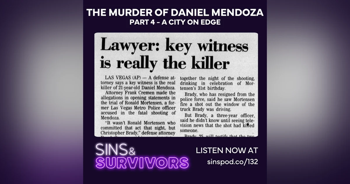 The Murder of Daniel Mendoza - Part 4