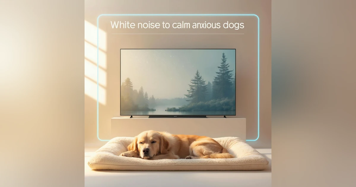 Dog TV 🐶 | White Noise to Calm Anxious Dogs