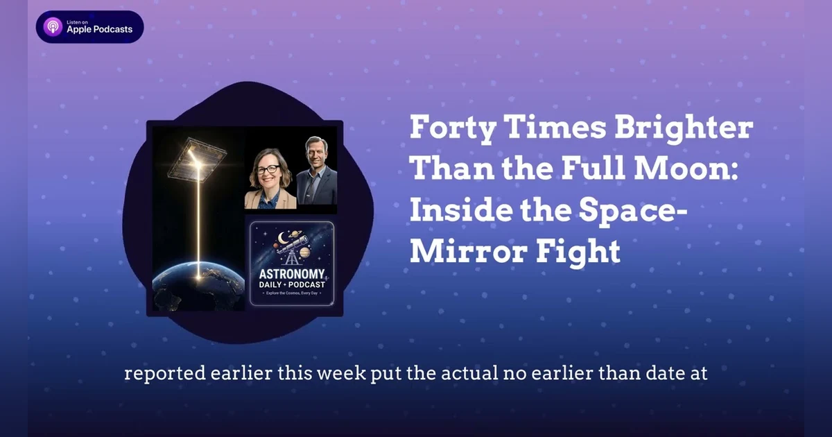 Forty Times Brighter Than the Full Moon: Inside the Space-Mirror Fight