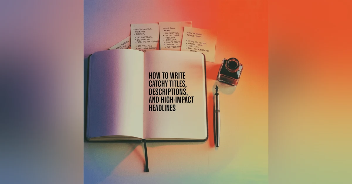 How to Write Catchy Titles (Meta), Descriptions, and High-Impact Headlines with Favour Obasi-ike [Step-by-step SEO Guide]
