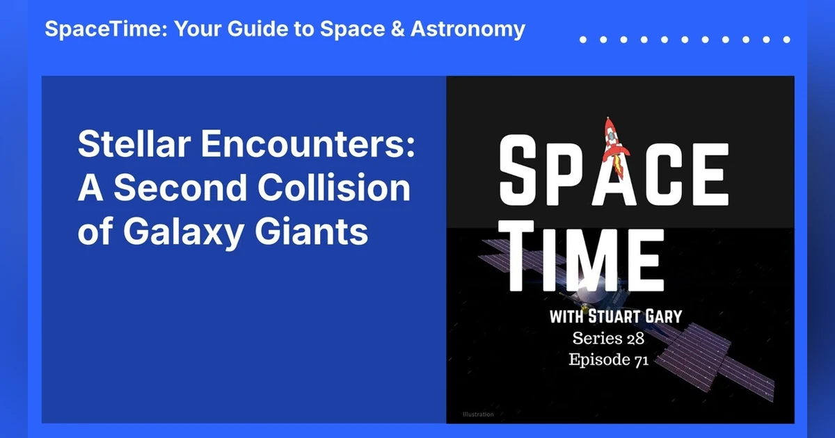 Stellar Encounters: A Second Collision of Galaxy Giants