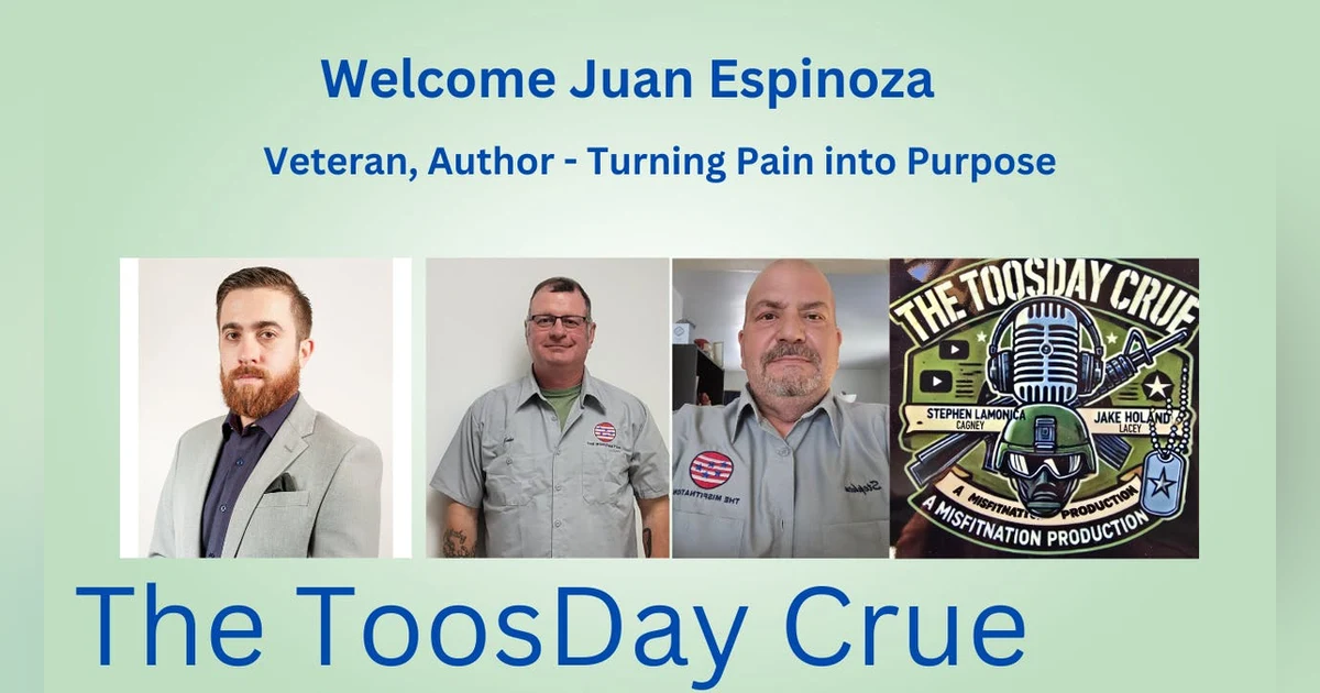 Resilience, Purpose, and Growth with Juan Espinoza on The ToosDay Crue