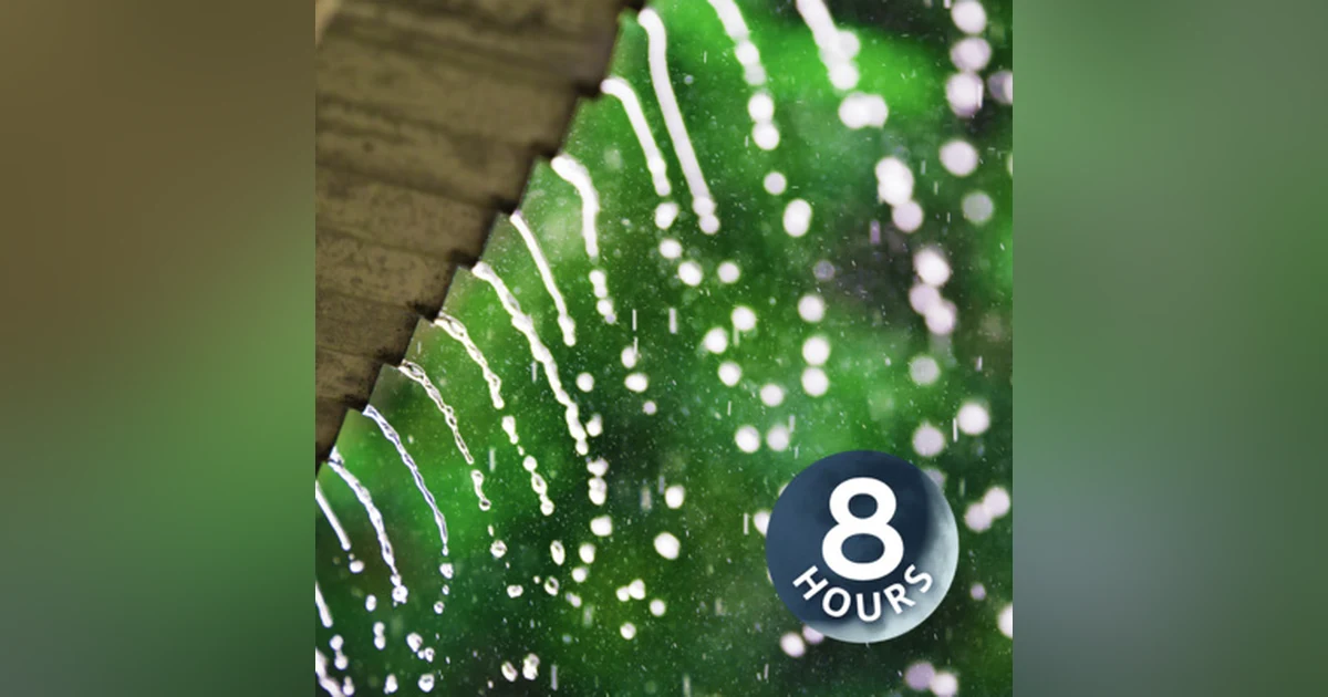 Falling Rain Sounds for Sleeping, Focus, Relaxation I Rainstorm White Noise 8 Hours