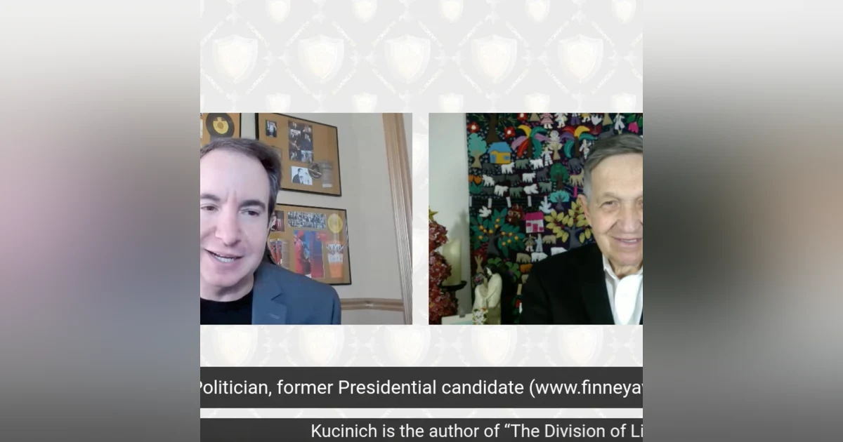 Dennis Kucinich, former Mayor of Cleveland OH, former US presidential candidate, author The Division of Light and Power