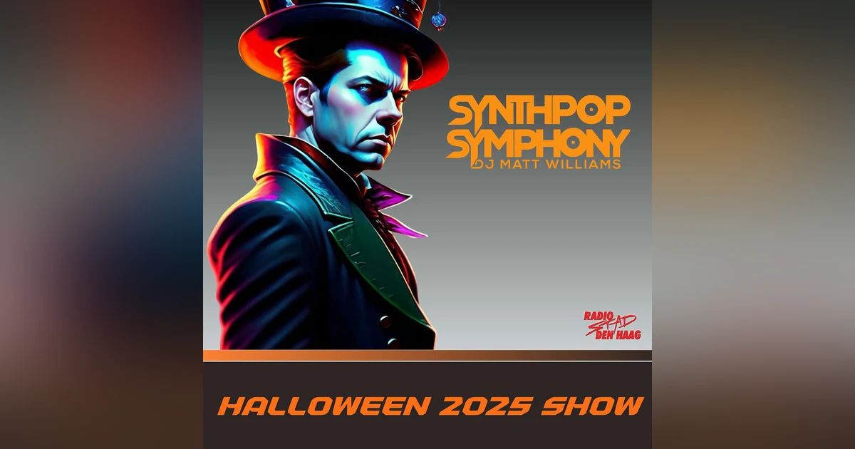 Matt Williams Synthpop Symphony 299 HALLOWEEN SPOOKY 2025 SHOW!! Electropop Synthpop Synthwave + Spooky Mixes!