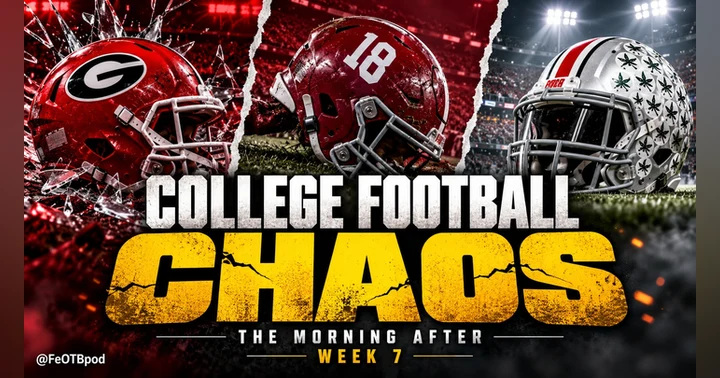 image for College Football Chaos: Georgia Falls, Bama Breaks & Ohio State Survives | The Morning After Week 7