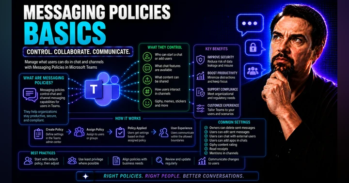 image for Microsoft Teams Messaging Policies: Admin Guide