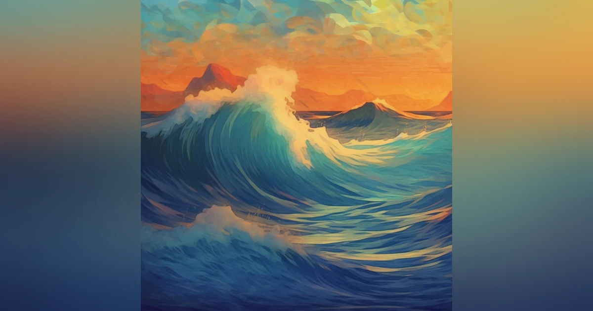Beta waves With Ocean Sounds for Working