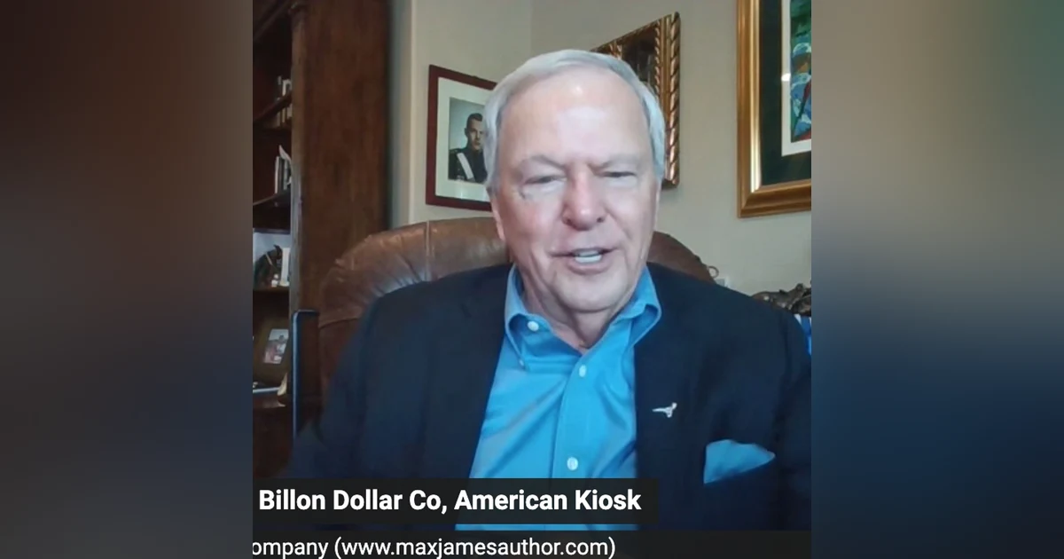 Max F. James, Owner of The American Kiosk Management Corporation 1.8 Billion, author