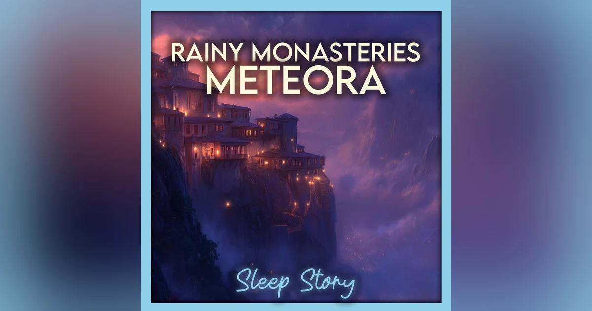 Misty, Rainy Monasteries in Meteora, Greece: Stories to Fall Asleep To