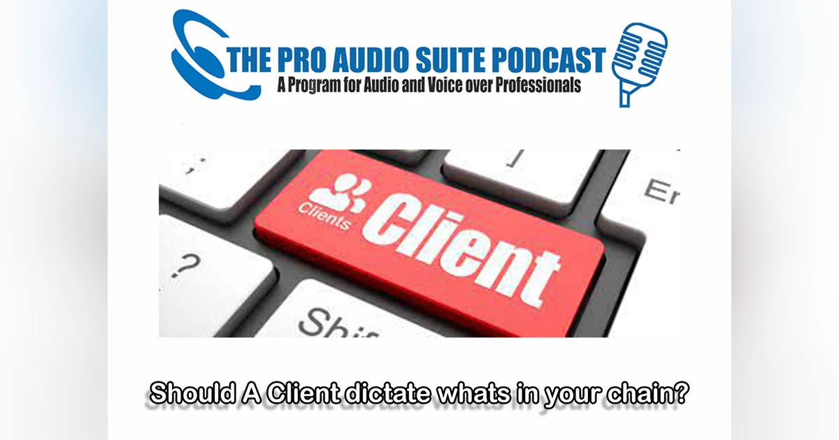 Should a client control whats in your chain/rack?