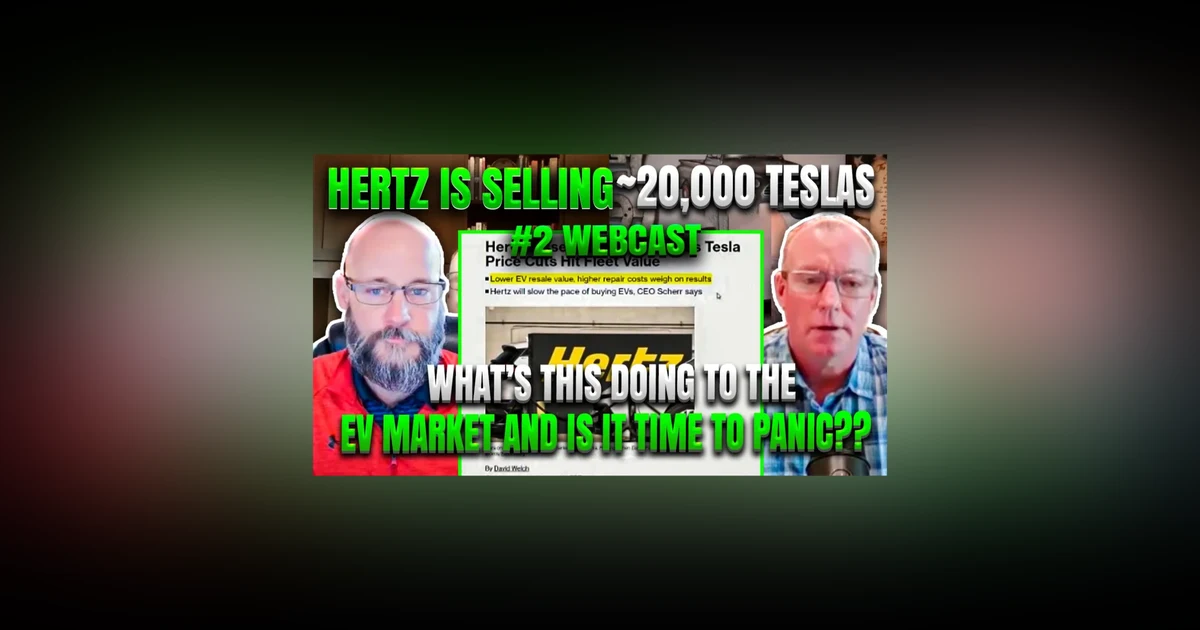 Hertz is selling ~20,000 Teslas - is it time to panic?! - EV Bids Podcast Episode 4