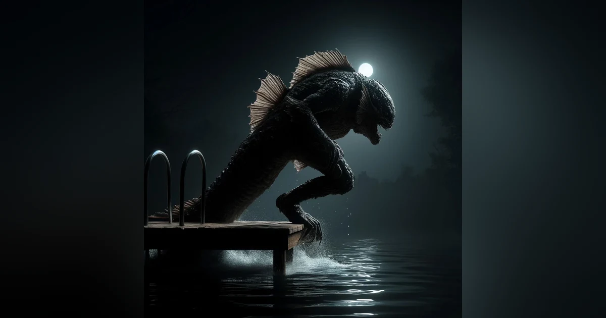 The Creature From Richardson's Lake - At Night IT Hunts You!