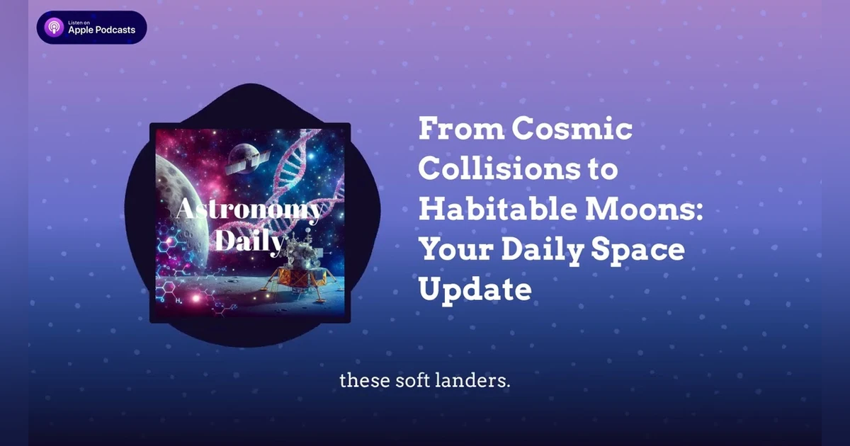 From Cosmic Collisions to Habitable Moons: Your Daily Space Update