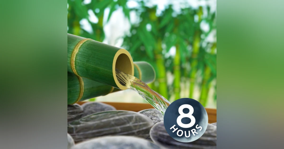 Sleep Sounds Bamboo Water Fountain | Also for Studying & Focus | White Noise 8 Hours