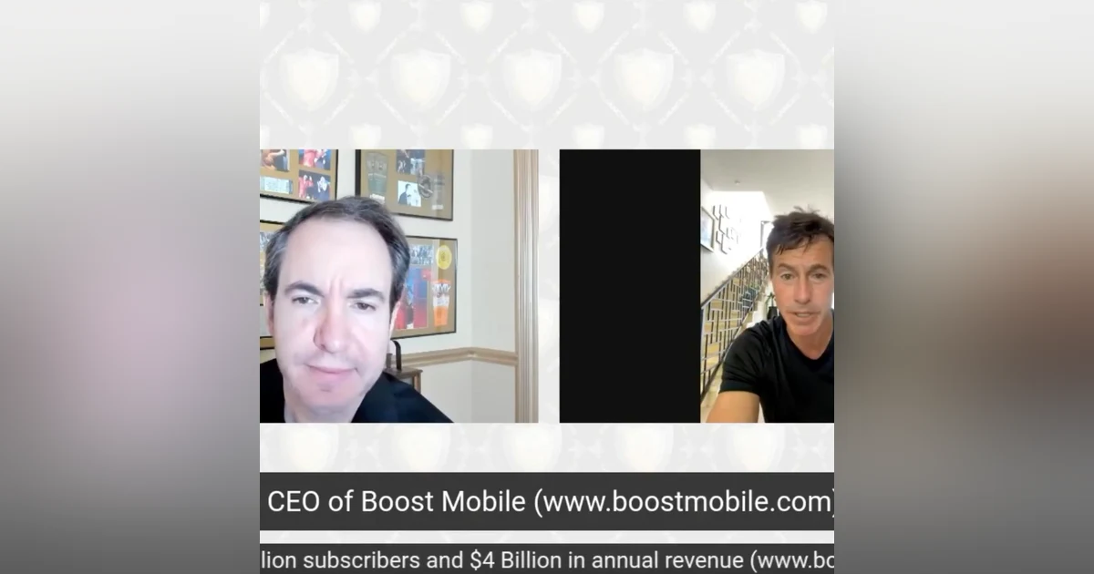 Stephen Stokols, CEO Boost Mobile 4Billion company, 8Million subscribers