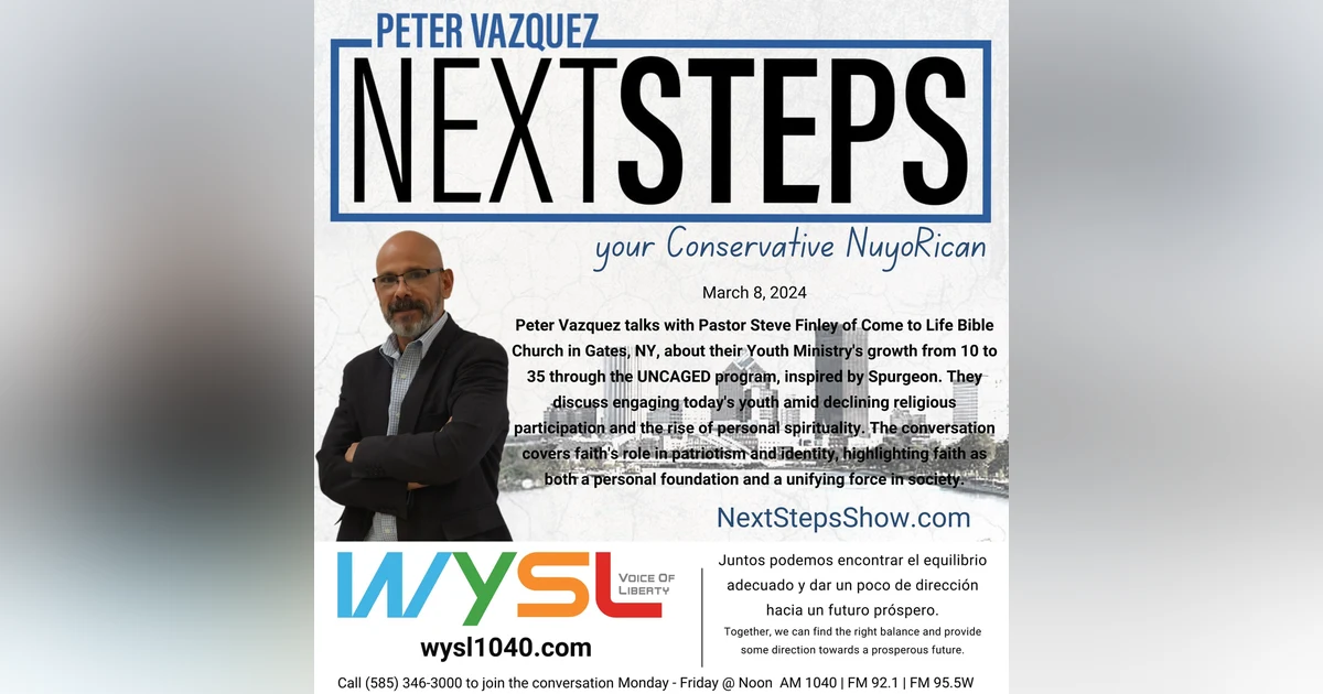 Next Steps Show Featuring Pastor Steve Finley 3-8-24