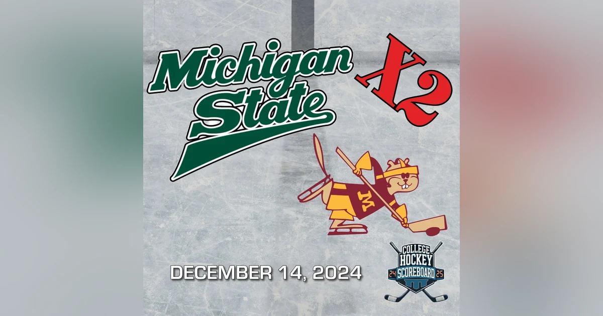 No. 3 Michigan State rallies past No. 1 Minnesota; Denver splits with CC; Michigan Tech scores nine - CHS 12-14-24