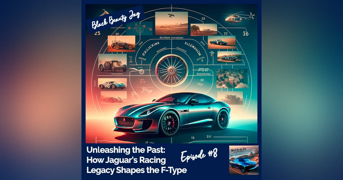 Unleashing the Past:  How Jaguar's Racing Legacy Shapes the F-Type #08