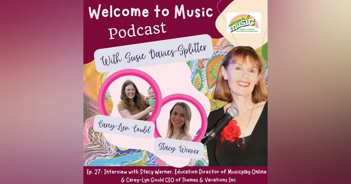 image for Ep. 27 - Interview with Stacy Werner, Education Director of Musicplay Online & Carey-Lyn Gould, CEO of Themes & Variations Inc.