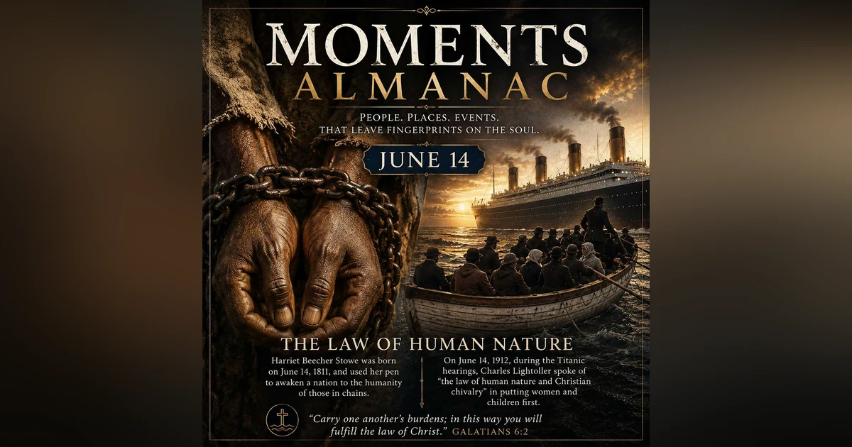 June 14, 2026 | Moments Almanac | Humanity