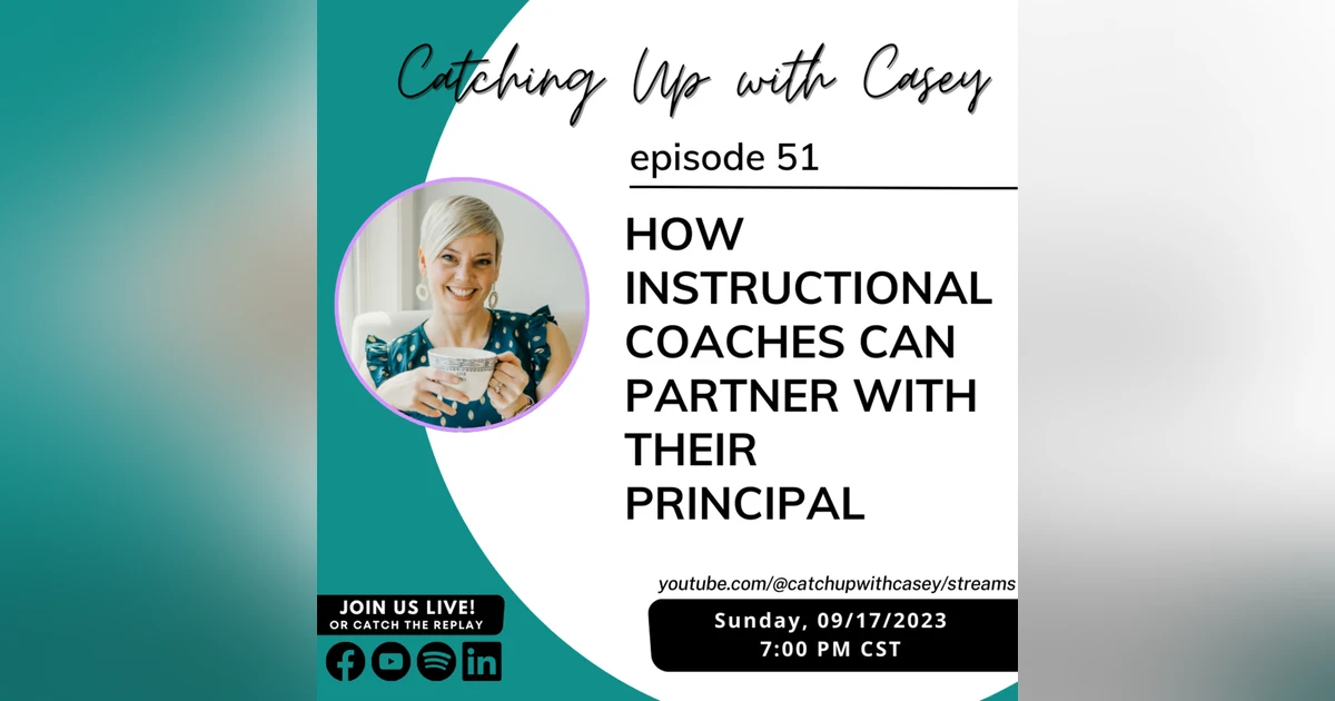 How Instructional Coaches can Parter with Principals