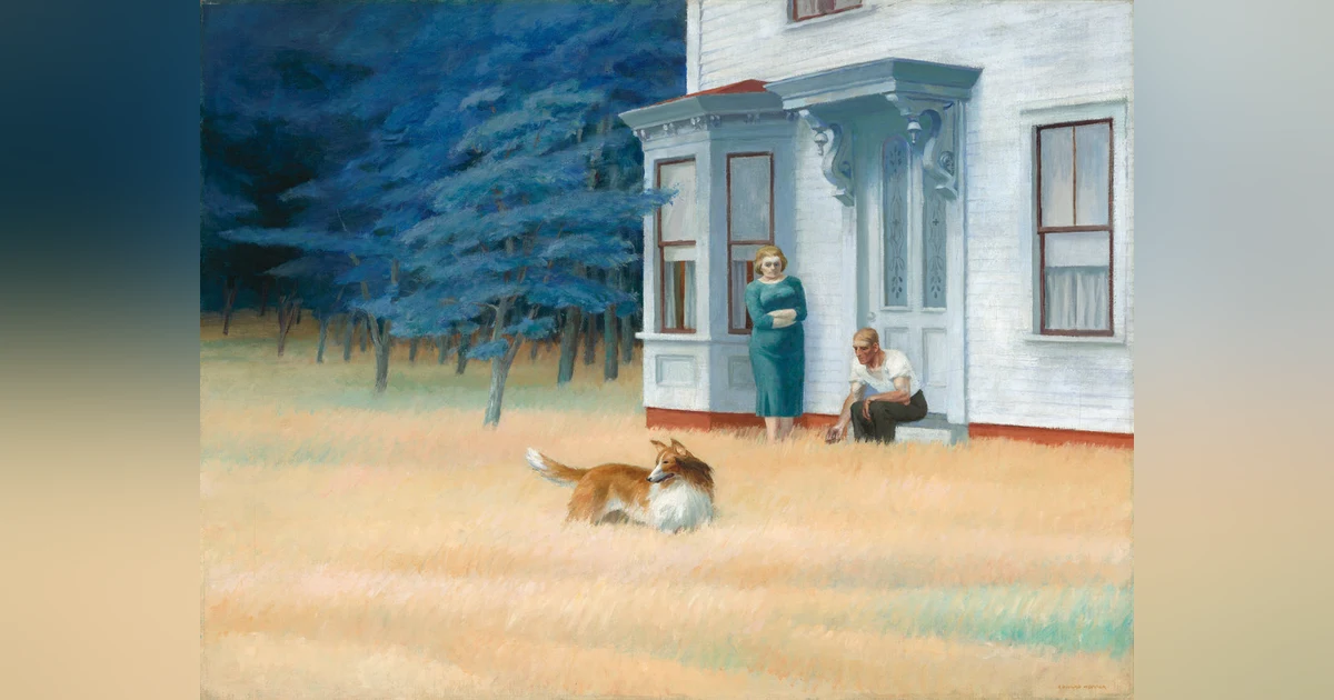 Cape Cod Evening by Edward Hopper