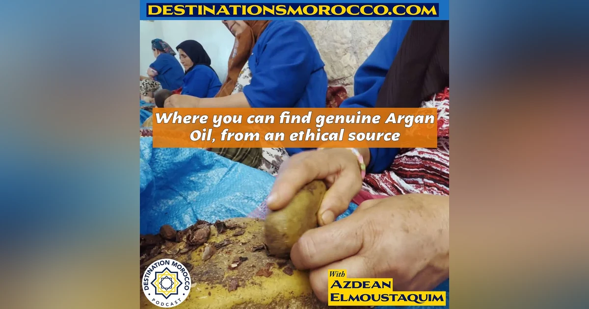Where you can find genuine Argan oil, from an ethical source